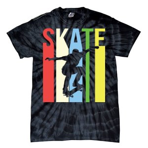 Retro Skate Logo Tie-Dye T-Shirt