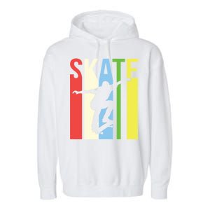 Retro Skate Logo Garment-Dyed Fleece Hoodie