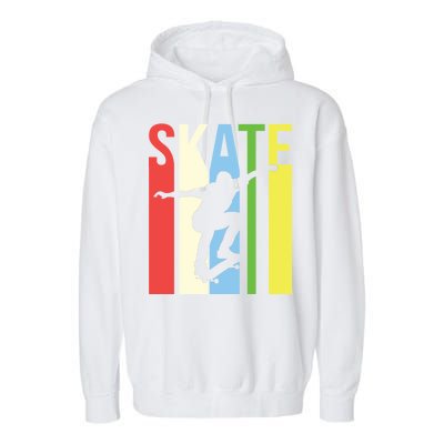 Retro Skate Logo Garment-Dyed Fleece Hoodie