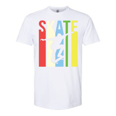 Retro Skate Logo Softstyle CVC T-Shirt