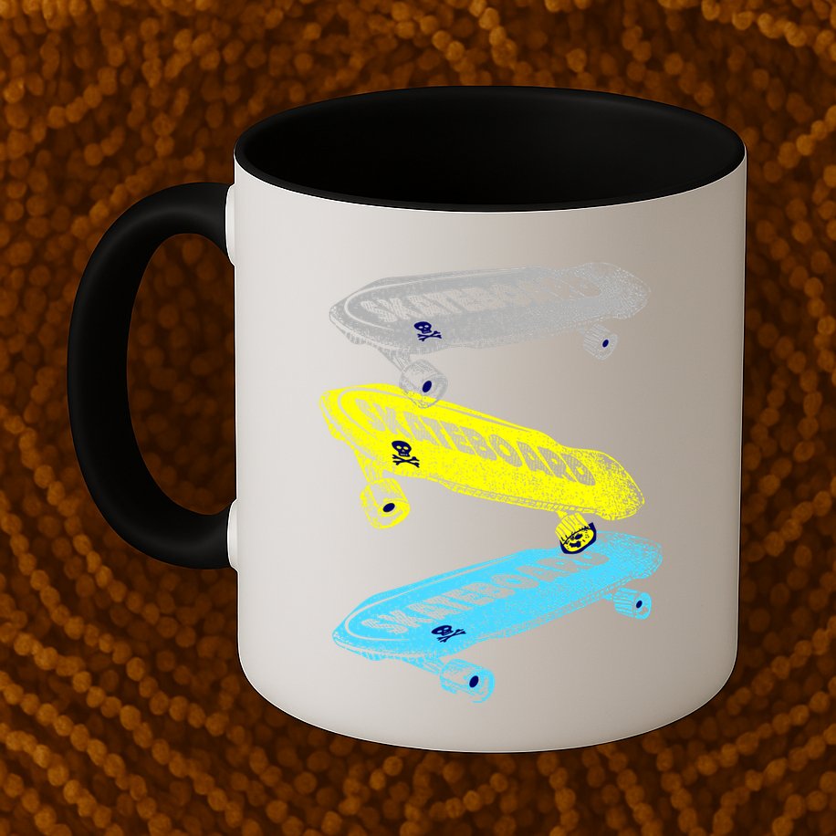 Retro Skateboards Mug
