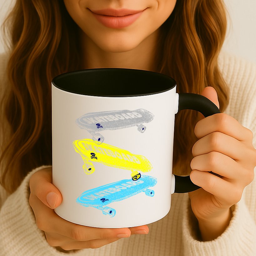 Retro Skateboards Mug