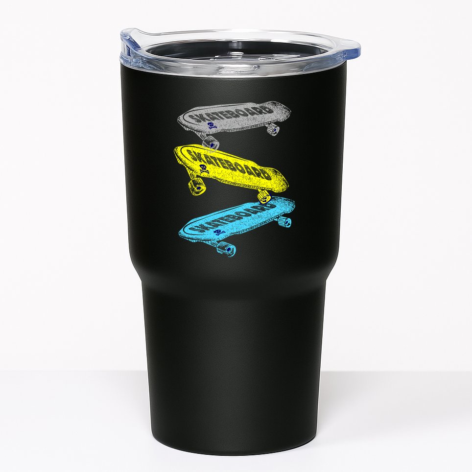 Retro Skateboards Tumbler