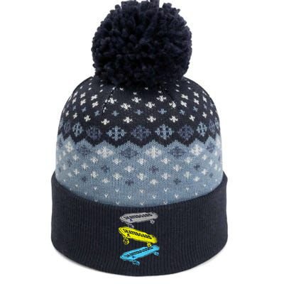 Retro Skateboards The Baniff Cuffed Pom Beanie