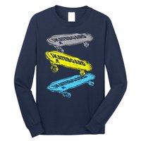 Retro Skateboards Long Sleeve Shirt