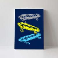 Retro Skateboards Canvas