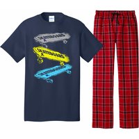 Retro Skateboards Pajama Set