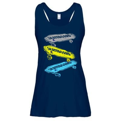 Retro Skateboards Ladies Essential Flowy Tank