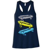 Retro Skateboards Women's Racerback Tank