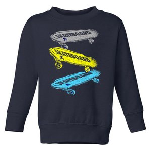 Retro Skateboards Toddler Sweatshirt