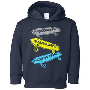 Retro Skateboards Toddler Hoodie