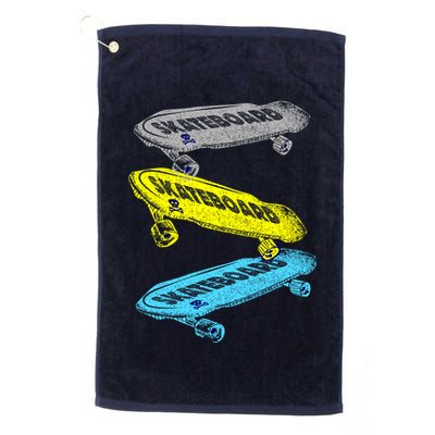Retro Skateboards Golf Towel