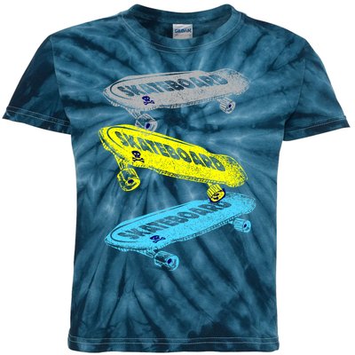 Retro Skateboards Kids Tie-Dye T-Shirt