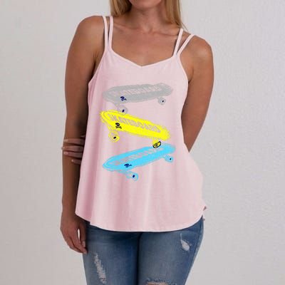 Retro Skateboards Women's Strappy Tank