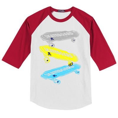 Retro Skateboards Kids Colorblock Raglan Jersey