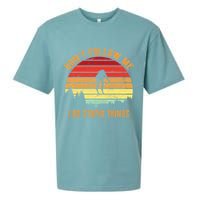 Retro Skiing Don't Follow Me I Do Stupid Things Sueded Cloud Jersey T-Shirt