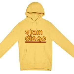 Retro Slam Diego Baseball San Fan Premium Pullover Hoodie