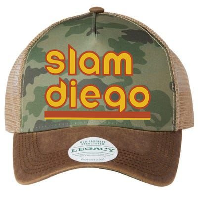 Retro Slam Diego Baseball San Fan Legacy Tie Dye Trucker Hat