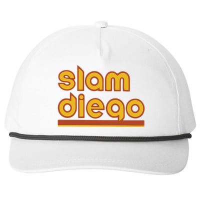 Retro Slam Diego Baseball San Fan Snapback Five-Panel Rope Hat