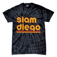 Retro Slam Diego Baseball San Fan Tie-Dye T-Shirt