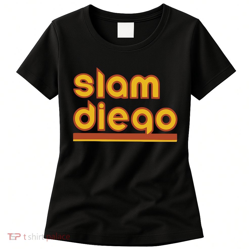 Retro Slam Diego Baseball San Fan Women's T-Shirt