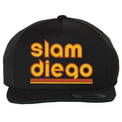 Retro Slam Diego Baseball San Fan Wool Snapback Cap