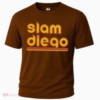 Retro Slam Diego Baseball San Fan Cooling Performance Crew T-Shirt