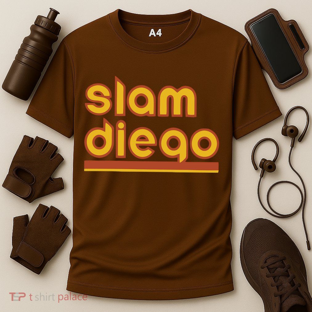 Retro Slam Diego Baseball San Fan Cooling Performance Crew T-Shirt