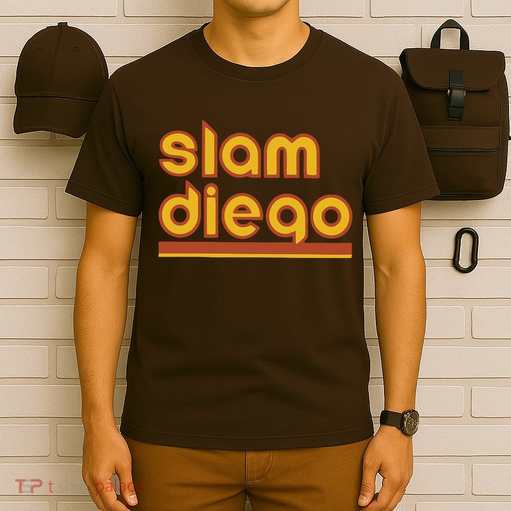 Retro Slam Diego Baseball San Fan T-Shirt