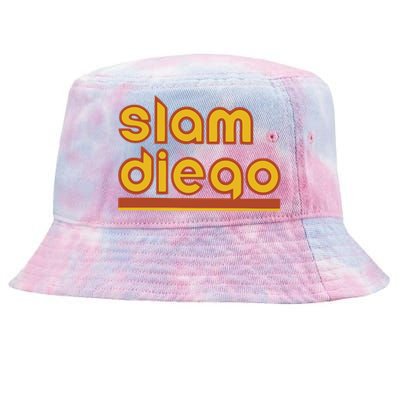 Retro Slam Diego Baseball San Fan Tie-Dyed Bucket Hat