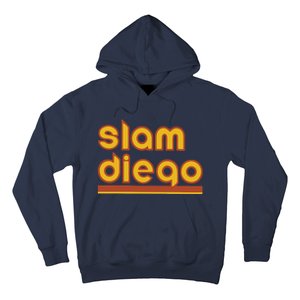 Retro Slam Diego Baseball San Fan Hoodie