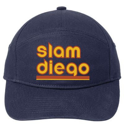 Retro Slam Diego Baseball San Fan 7-Panel Snapback Hat