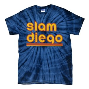 Retro Slam Diego Baseball San Fan Tie-Dye T-Shirt