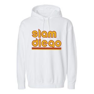 Retro Slam Diego Baseball San Fan Garment-Dyed Fleece Hoodie