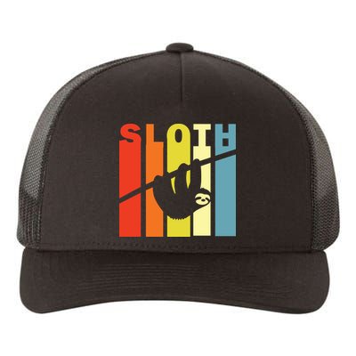Retro Sloth Yupoong Adult 5-Panel Trucker Hat
