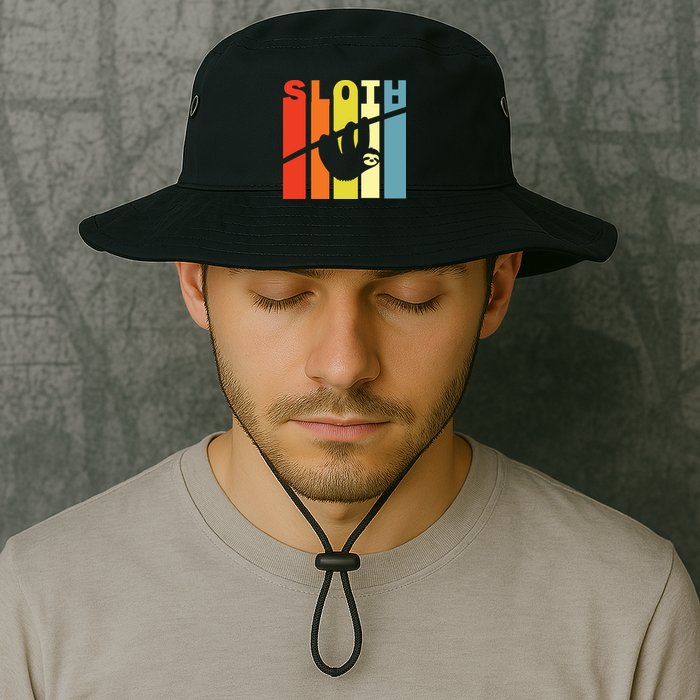 Retro Sloth Bucket Hat