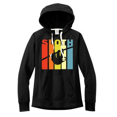Retro Sloth Women's Fleece Hoodie