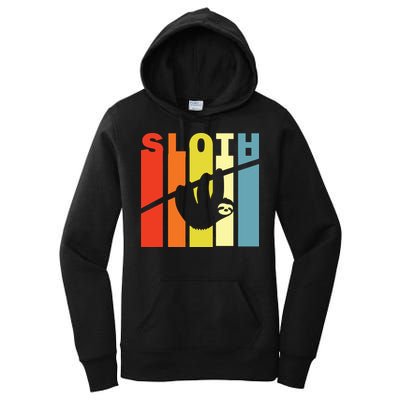 Retro Sloth Women's Pullover Hoodie