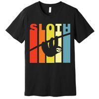 Retro Sloth Premium T-Shirt