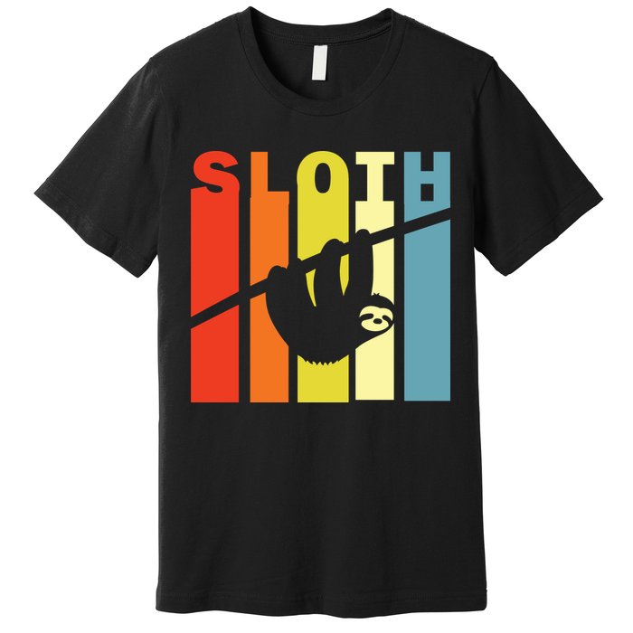 Retro Sloth Premium T-Shirt