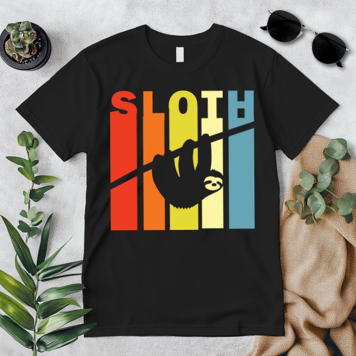 Retro Sloth Premium T-Shirt