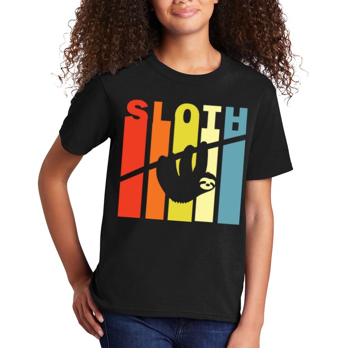 Retro Sloth Kids T-Shirt