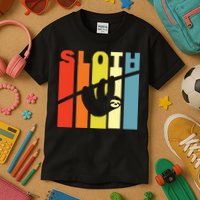 Retro Sloth Kids T-Shirt