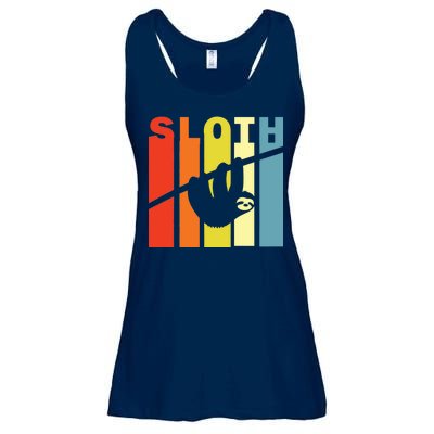 Retro Sloth Ladies Essential Flowy Tank