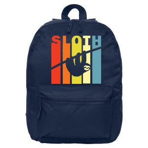 Retro Sloth 16 in Basic Backpack