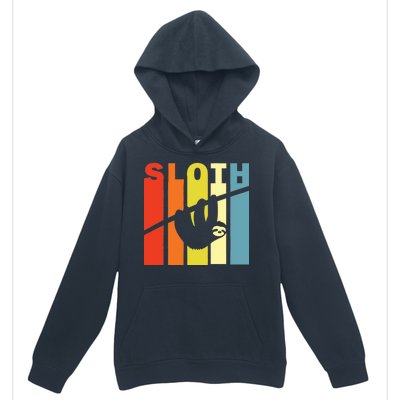 Retro Sloth Urban Pullover Hoodie