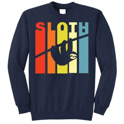 Retro Sloth Tall Sweatshirt