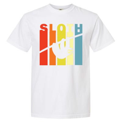 Retro Sloth Garment-Dyed Heavyweight T-Shirt