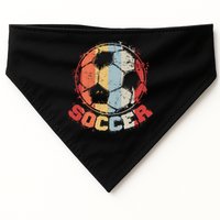 Retro Soccer Ball USA-Made Doggie Bandana