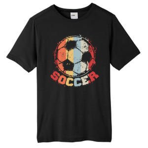 Retro Soccer Ball Tall Fusion ChromaSoft Performance T-Shirt